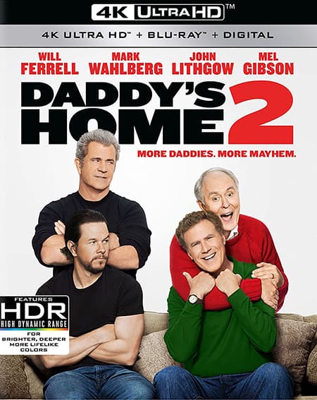 Здравствуй, папа, Новый год! 2 / Daddy`s Home 2 (2017/BDRemux) 2160p | 4K | HDR | Лицензия